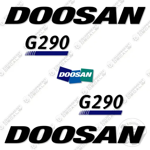 Fits Doosan G290 Decal Kit Generator 1