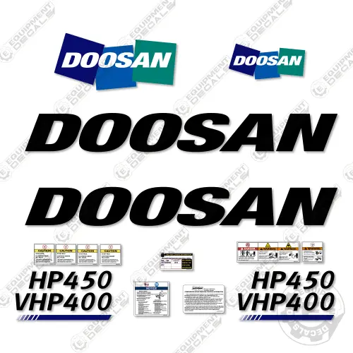 Fits Doosan Hp450 Vhp400 Decal Kit Compressor 1