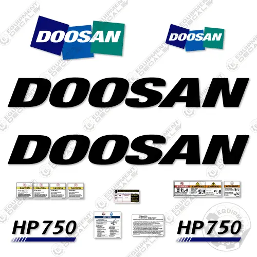 Fits Doosan Hp750 Decal Kit Compressor 1