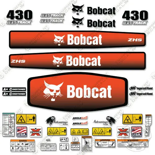 Fits Bobcat 430 Fasttrack Decal Kit 1