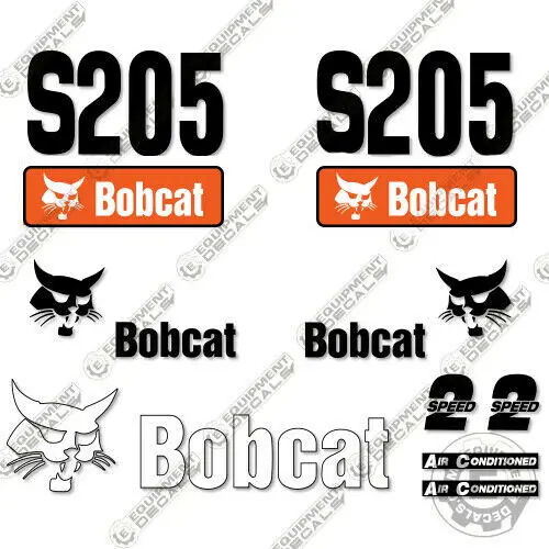 Fits Bobcat S205 Skid Steer Decal Kit 1