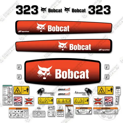 Fits Bobcat 323 Mini Excavator Decal Replacement Kit 1