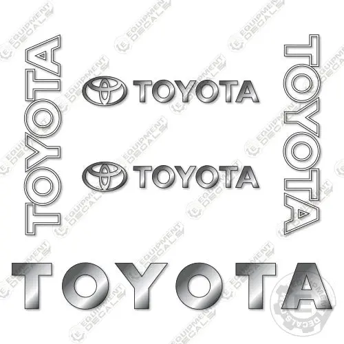 Fits Toyota 8Fgcu32 Decal Kit Forklift (No Warnings) 1