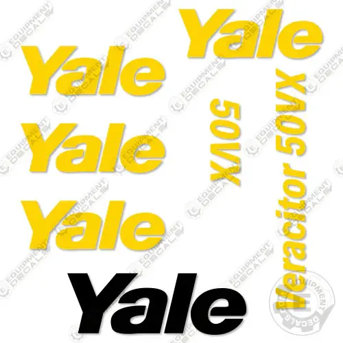 Fits Yale Gp050vx Decal Kit Forklift 1