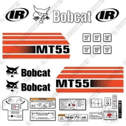 Fits Bobcat Mt55 Mini Skid Steer Decal Kit (Older Style) 1