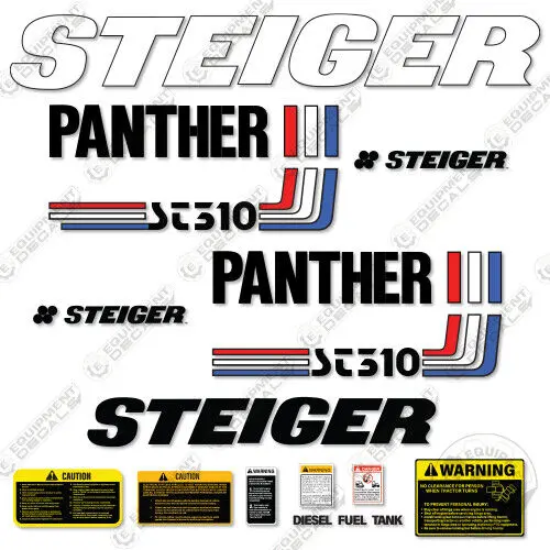 Fits Steiger St310 Decal Kit Tractor 1