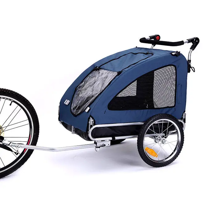 Pet Carrier 2-In-1 Jogger/Trailer Steel Frame Blue 1