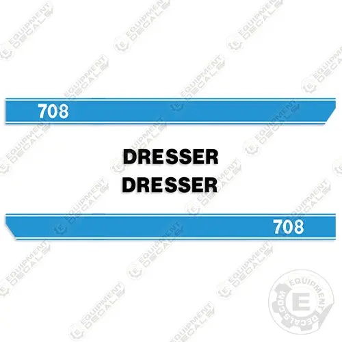 Fits Dresser 708 Decal Kit Compactor Roller 1