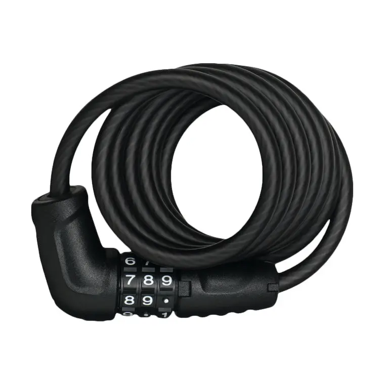 Abus Star 4508C/150Cm X 8Mm Combination Cable Lock Black 1