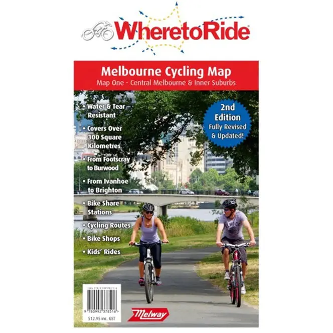 Book Where To Ride: Melbourne Cycling Map 1