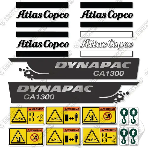 Fits Dynapac Ca1300d Decal Kit Roller 1