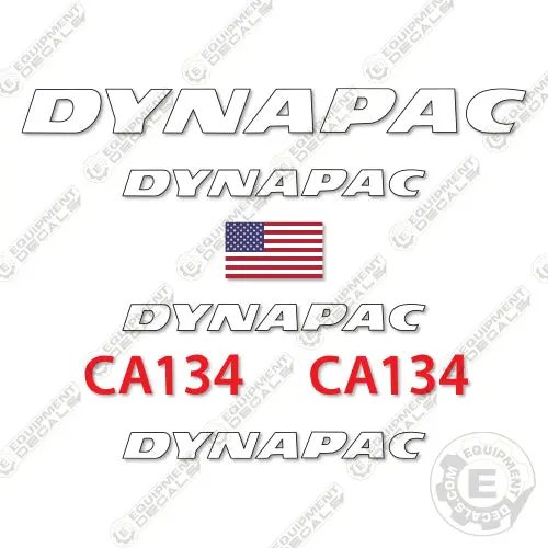 Fits Dynapac Ca134 Decal Kit Roller 1