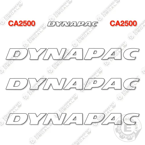 Fits Dynapac Ca2500 Decal Kit Roller 1