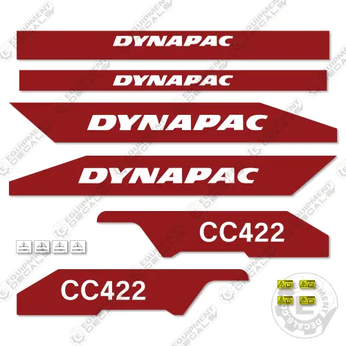Fits Dynapac Cc422 Decal Kit Roller 1