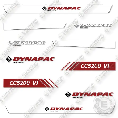 Fits Dynapac Cc5200cvi Decal Kit Asphalt Roller 1