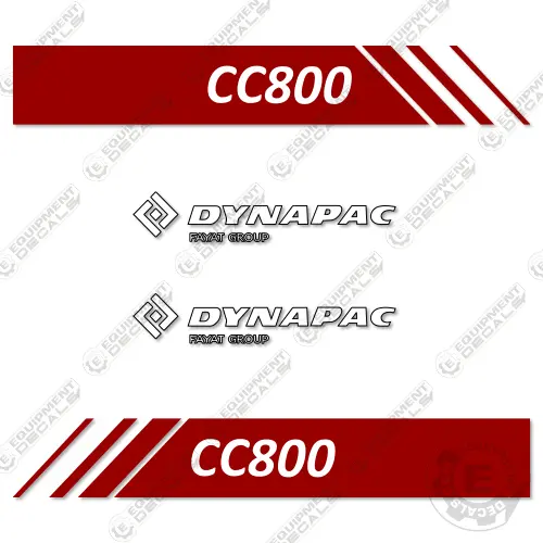 Fits Dynapac Cc800 Decal Kit Roller 1