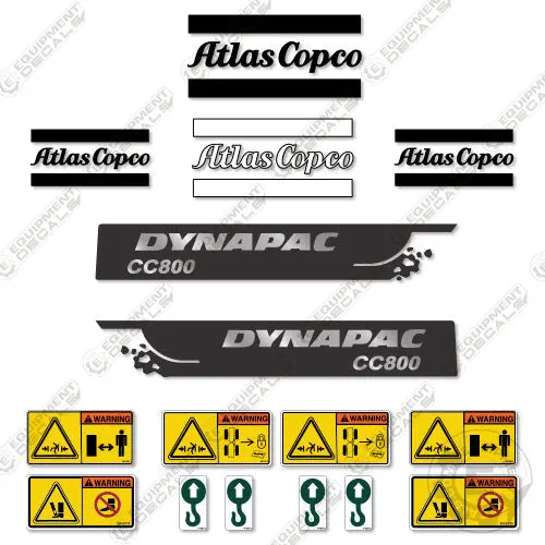 Fits Dynapac Cc800 Decal Kit Roller 1