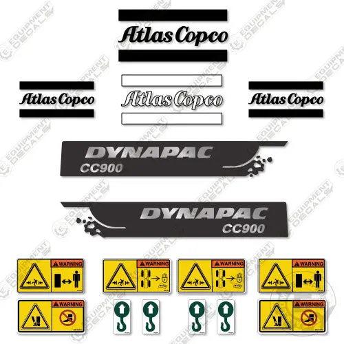 Fits Dynapac Cc900 Decal Kit Roller 1