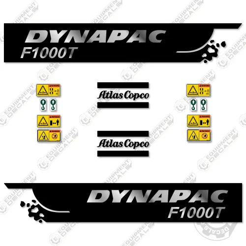 Fits Dynapac F1000t Decal Kit Paver 1