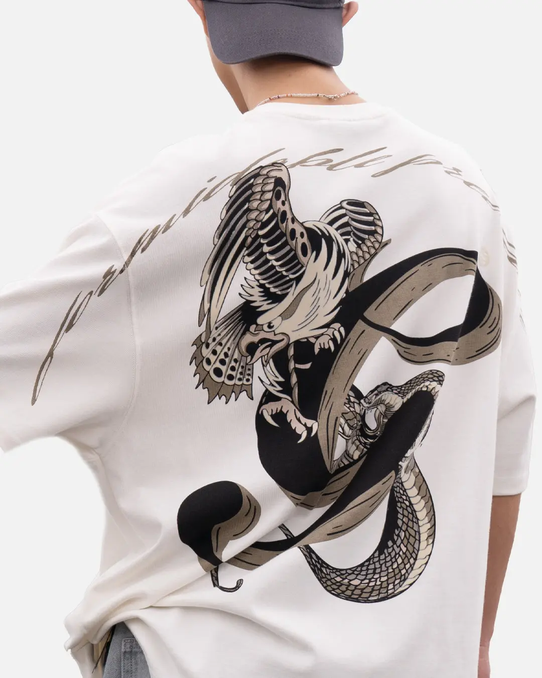 White Serpent Battle T-Shirt 2