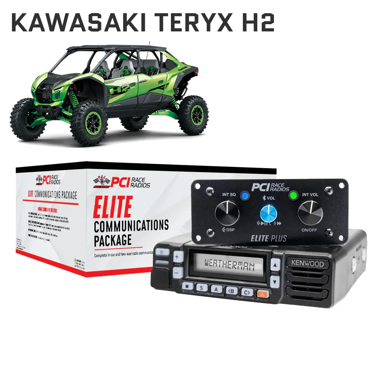 Kawasaki Teryx H2 Elite Utv Communications Package 1