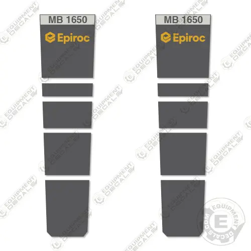Fits Epiroc Mb1650 Decal Kit Hammer 1
