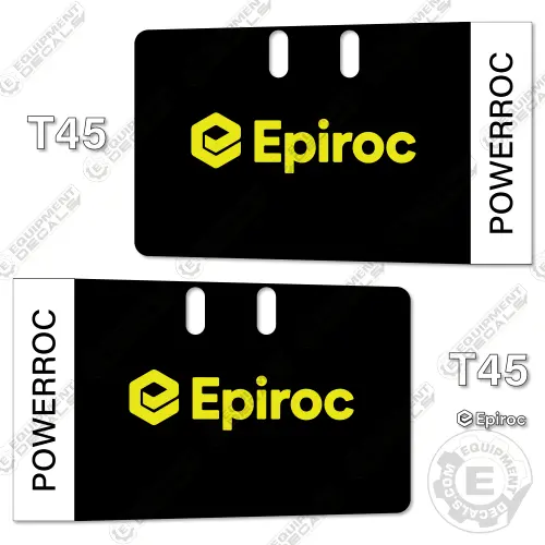 Fits Epiroc T45 Poweroc Decal Kit Mining Drill Rig 1