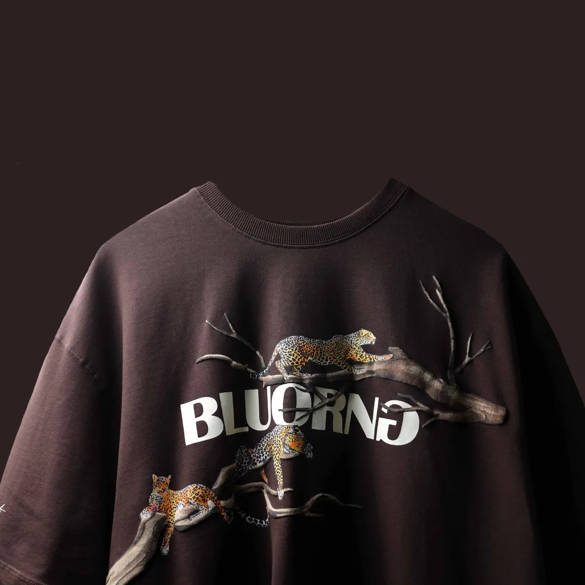 Brown Fingerprint T-Shirt 1