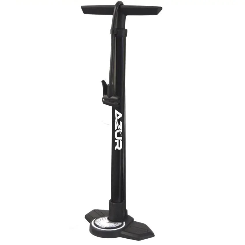 Azur Mistral Dual Head Floor Pump With Gauge 1