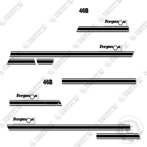 Fits Massey Ferguson 46B Decal Kit Roller 1