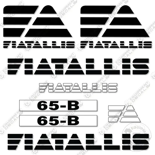 Fits Fiat Allis 65-B Decal Kit Grader 1