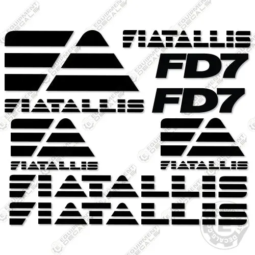 Fits Fiat Allis Fd7 Dozer Equipment Decals 2