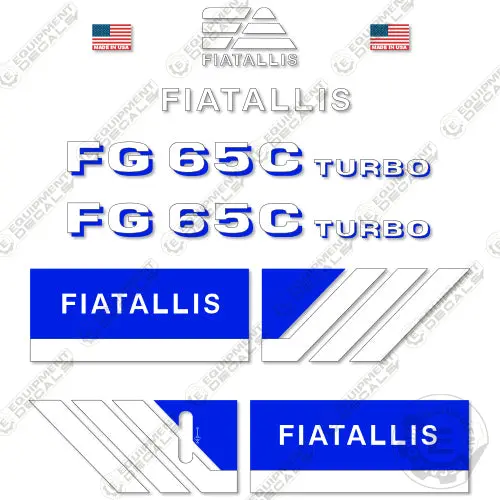 Fits Fiat Allis Fg65c Decal Kit Motor Grader 1