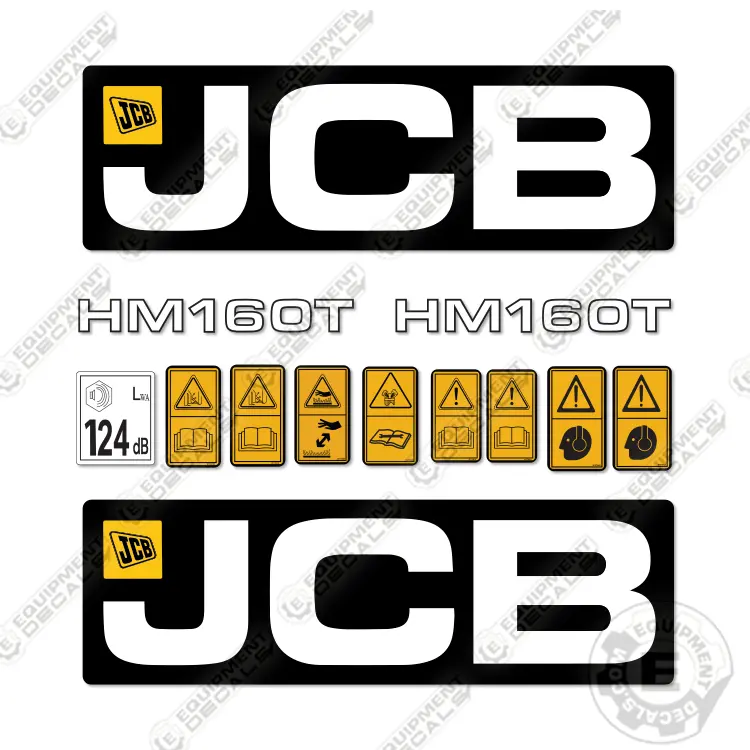 Fits Jcb Hm160t Decal Kit Hammer 1