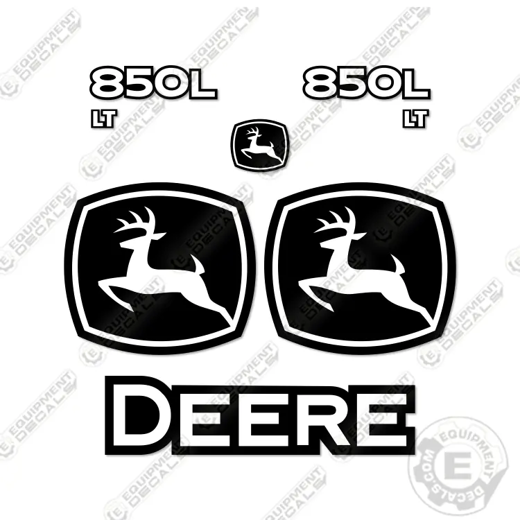 Fits John Deere 850L Lt Dozer Crawler Decal Kit 1