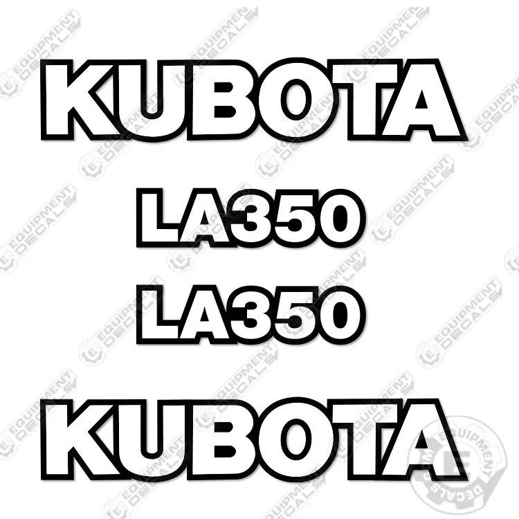 Fits Kubota La350 Decal Kit Frontend Loader Attachment 1