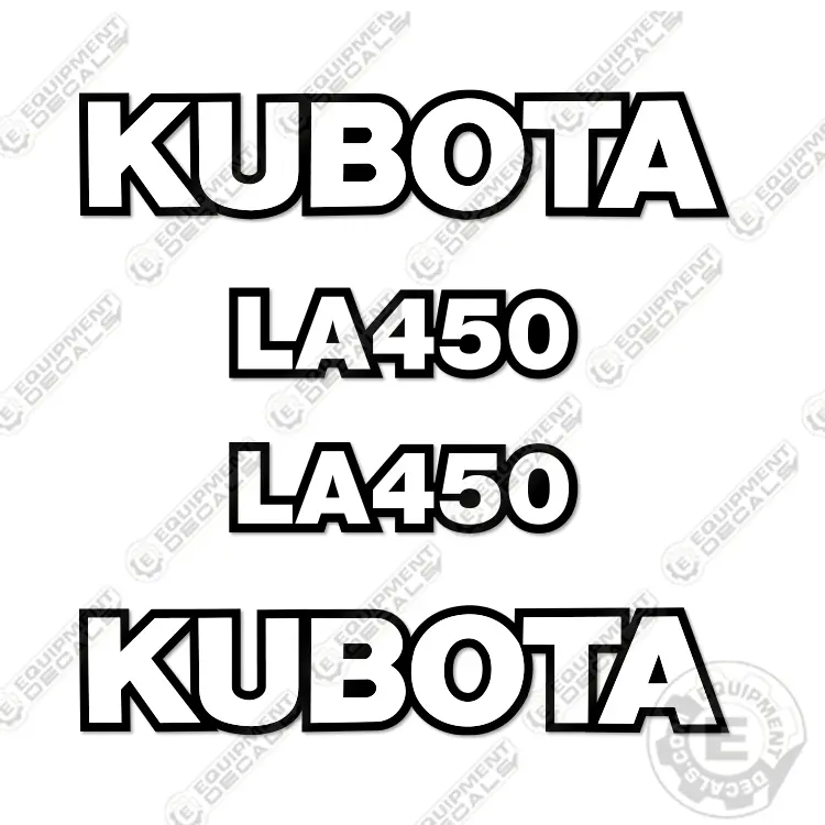 Fits Kubota La450 Decal Kit Frontend Loader Attachment 1