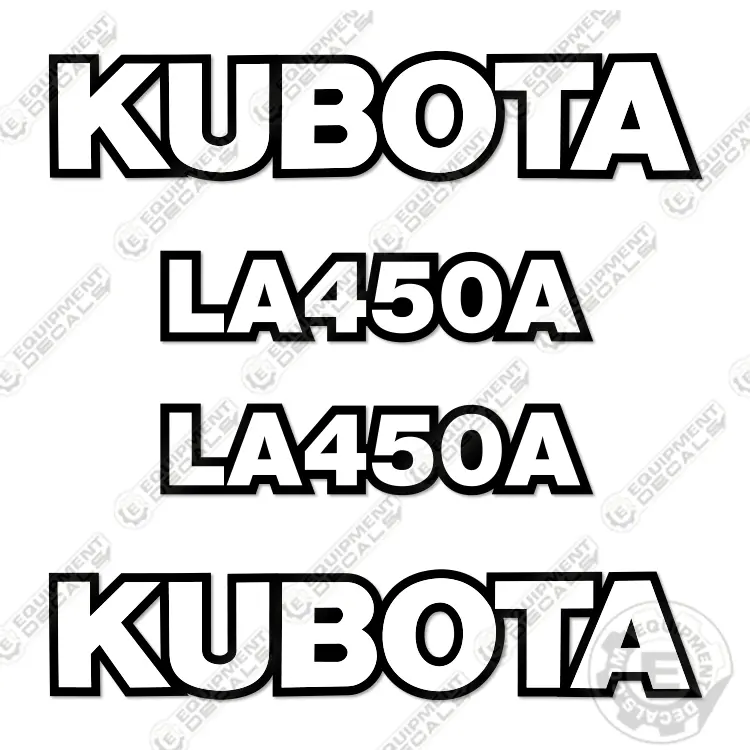 Fits Kubota La450a Decal Kit Frontend Loader Attachment 1