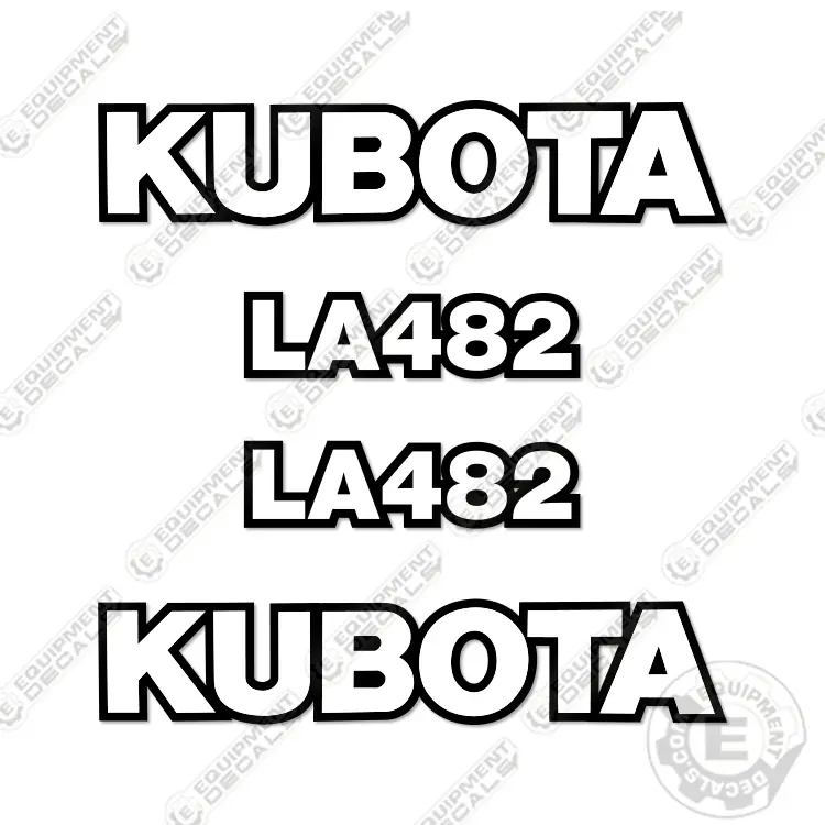 Fits Kubota La482 Decal Kit Frontend Loader Attachment 1