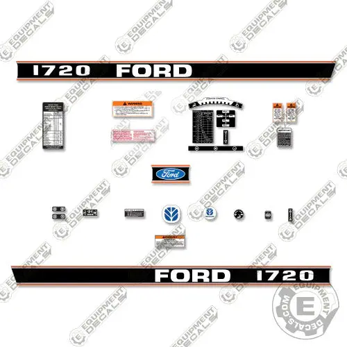 Fits Ford 1720 Decal Kit Tractor 1