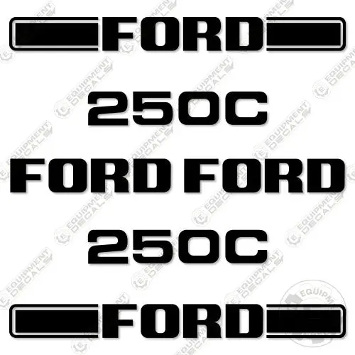Fits Ford 250C Decal Kit Tractor 1