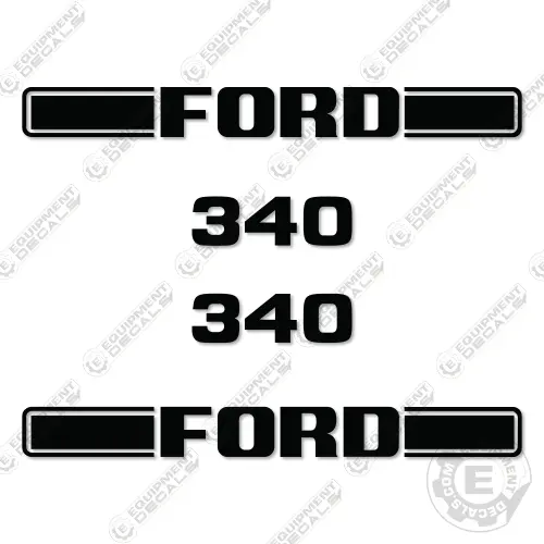 Fits Ford 340 Decal Kit Tractor 1