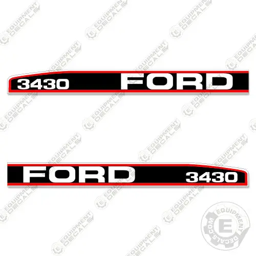Fits Ford 3430 Decal Kit Tractor (Air-Conditioned Cab) 1