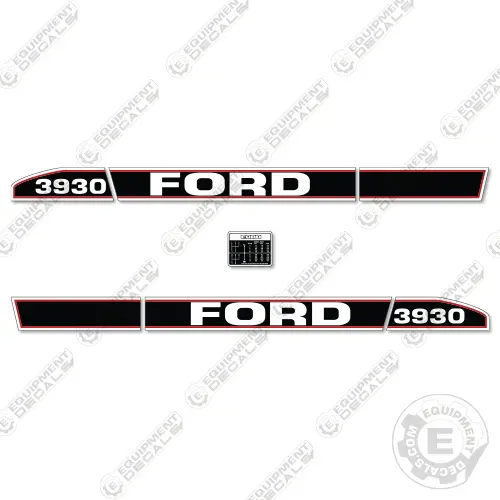 Fits Ford 3930 Decal Kit Tractor (Cabless) 1