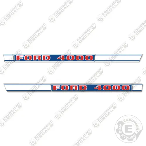 Fits Ford 4000 Decal Kit Tractor 1