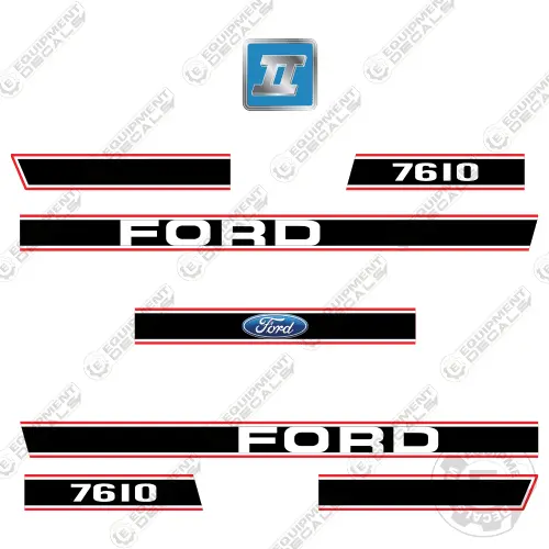 Fits Ford 7610 Decal Kit Tractor 1