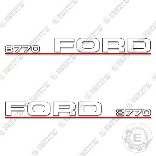 Fits Ford 8770 Decal Kit Tractor 1