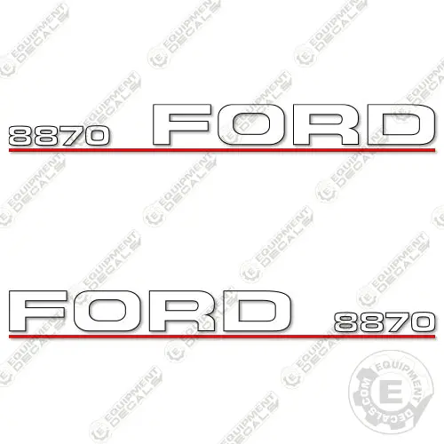 Fits Ford 8870 Decal Kit Tractor 1