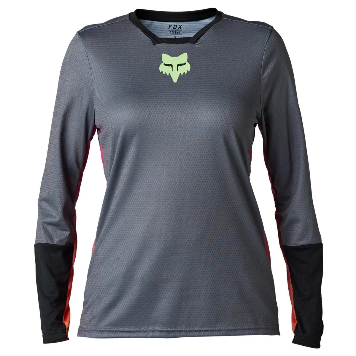 Fox Womens Defend Race Long Sleeve Jersey (2023) 1