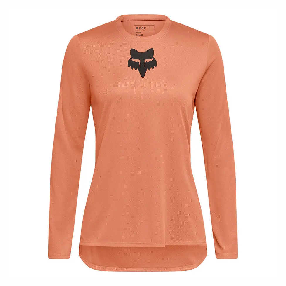 Fox Womens Ranger Long Sleeve Jersey Fox Head (2026) 6